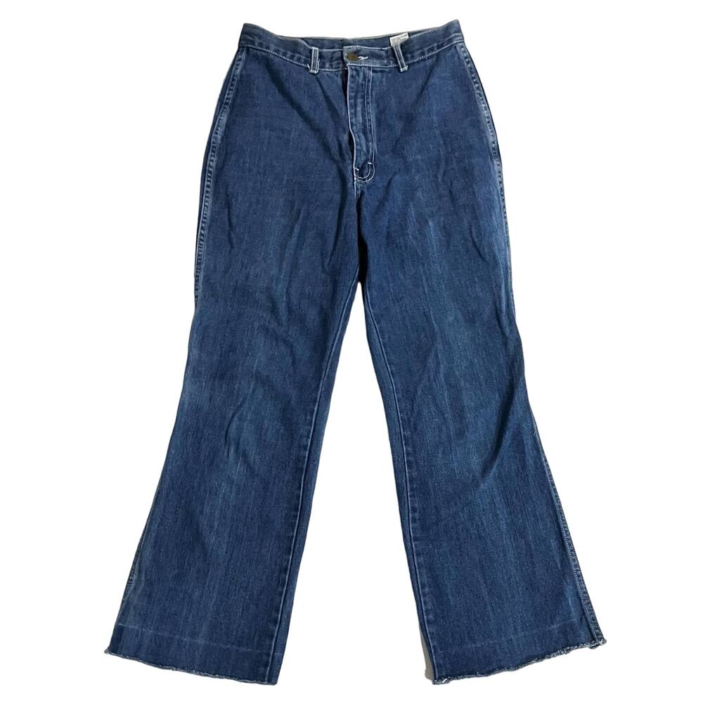 Pentimento Vintage 70s Women’s Blue Jeans Denim Flare Leg High Rise Sz 11